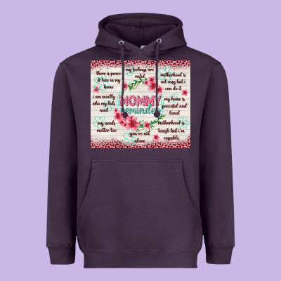 Mommy Reminder Heavyweight Hoodie Designed By Tumblerdesignbyshophia