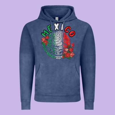 Mexico Vintage Hoodie Designed By Maliassmallbusiness