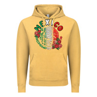 Vintage Mustard mexico Vintage Hoodie - MaliasSmallBusiness