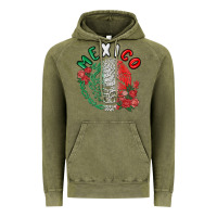Vintage Olive mexico Vintage Hoodie - MaliasSmallBusiness