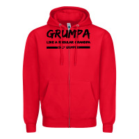 Red Grumpa Zipper Hoodie - Bettercallsaul