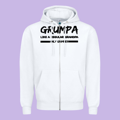 Grumpa Zipper Hoodie Designed By Bettercallsaul