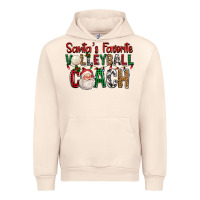 Sandshell Santa's Favorite Volleyball Coach For Christmas Urban Hoodie - FaDigitalArtStudio