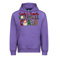 Tulip Santa's Favorite Volleyball Coach For Christmas Urban Hoodie - FaDigitalArtStudio