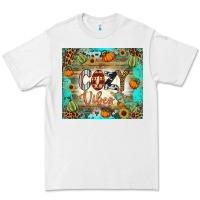 White cozy vibes tumbler Premium Tee - BundleAndBundleShop