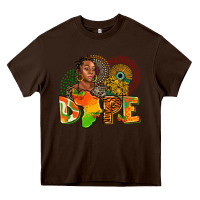 Chocolate Brown dope juneteenth Heavy Core Tee - AdoDesignShop