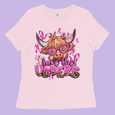 Save The Udders Ladies Tee Designed By Adodesignshop