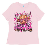 Bubblegum Pink save the udders Ladies Tee - AdoDesignShop