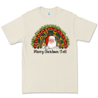 Bone merry christmas y'all santa rainbow Premium Tee - AdoDesignShop