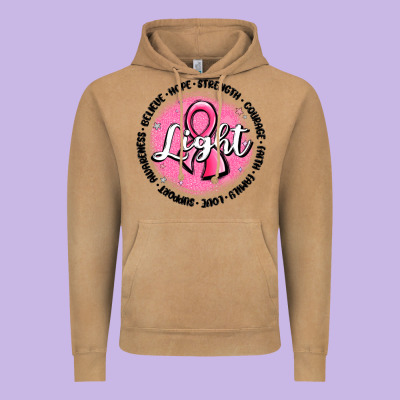 Fight Breast Cancer Vintage Hoodie Designed By Maliassmallbusiness