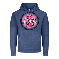 Vintage Denim fight breast cancer Vintage Hoodie - MaliasSmallBusiness