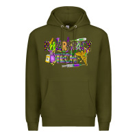 Army Green mardi gras pharmacy tech Premium Hoodie - CowGirlArtShop