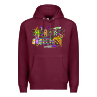 Burgundy mardi gras pharmacy tech Premium Hoodie - CowGirlArtShop