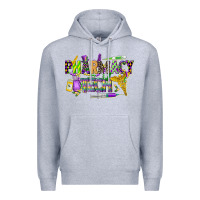 Heather Grey mardi gras pharmacy tech Premium Hoodie - CowGirlArtShop