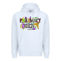 White mardi gras pharmacy tech Premium Hoodie - CowGirlArtShop
