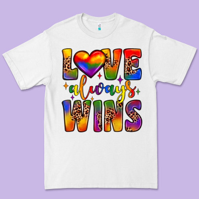 Love Always Wins Premium Tee Designed By Jahusdesignshop