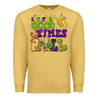 Antique Gold let the good times roll Premium Sweatshirt - CowGirlArtShop