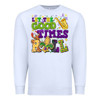 White let the good times roll Premium Sweatshirt - CowGirlArtShop