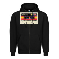 Black 30th birthday 30 years 1990 retro tape cassette Zipper Hoodie - Bettercallsaul