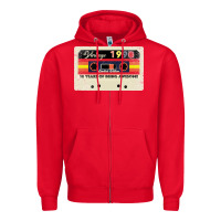 Red 30th birthday 30 years 1990 retro tape cassette Zipper Hoodie - Bettercallsaul