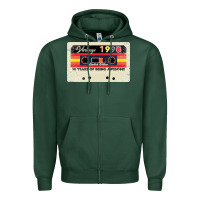 Sports Green 30th birthday 30 years 1990 retro tape cassette Zipper Hoodie - Bettercallsaul
