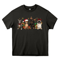 Asphalt christmas chihuahua pitbull pug dachshund Heavy Core Tee - JahusDesignShop