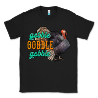 Black Thanksgiving turkey gobble gobble Classic Tee - NancyCooperArtShop