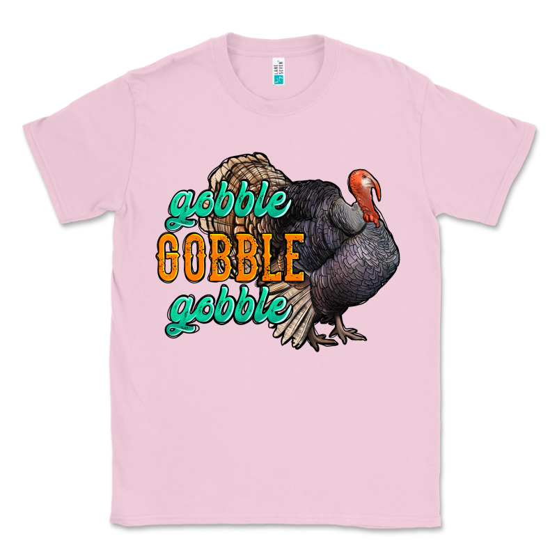 Thanksgiving Turkey Gobble Gobble Classic Tee by NancyCooperArtShop | Teevron