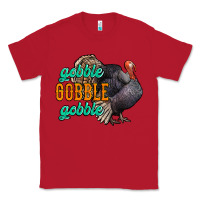 Red Thanksgiving turkey gobble gobble Classic Tee - NancyCooperArtShop
