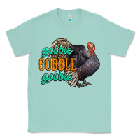 Seafoam Thanksgiving turkey gobble gobble Classic Tee - NancyCooperArtShop