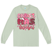 Matcha christmas vibes pink Long Sleeve Tee - MaliasSmallBusiness