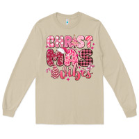 Mushroom christmas vibes pink Long Sleeve Tee - MaliasSmallBusiness
