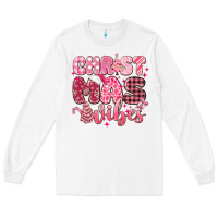 White christmas vibes pink Long Sleeve Tee - MaliasSmallBusiness