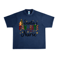 Navy santa's favorite nurse Urban Heavy Tee - AdoDesignShop
