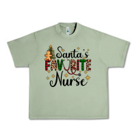 Oil Green santa's favorite nurse Urban Heavy Tee - AdoDesignShop