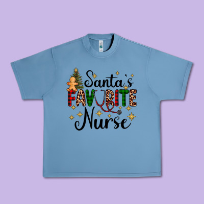 Santa's Favorite Nurse Urban Heavy Tee Designed By Adodesignshop