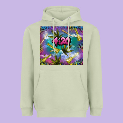 4 20 Marijuana Holiday Heavyweight Hoodie Designed By Tumblerdesignbyshophia