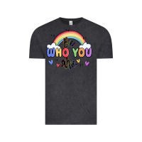 Vintage Black be who you are Vintage Tee - MaliasSmallBusiness