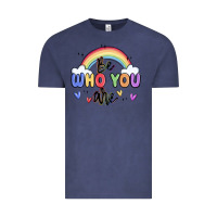 Vintage Denim be who you are Vintage Tee - MaliasSmallBusiness