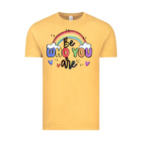 Vintage Mustard be who you are Vintage Tee - MaliasSmallBusiness