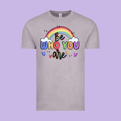 Be Who You Are Vintage Tee Designed By Maliassmallbusiness