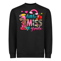 Black little miss first grade Heavyweight Sweatshirt - NancyCooperArtShop