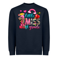 Navy little miss first grade Heavyweight Sweatshirt - NancyCooperArtShop