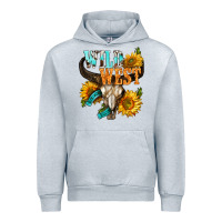 Heather Grey Western Wild West Rodeo Urban Hoodie - BundleAndBundleShop