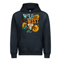 Navy Western Wild West Rodeo Urban Hoodie - BundleAndBundleShop