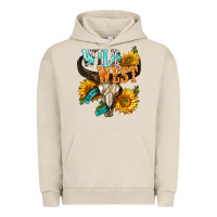 Pigment French Oak Western Wild West Rodeo Urban Hoodie - BundleAndBundleShop