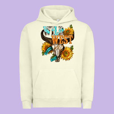 Western Wild West Rodeo Urban Hoodie Designed By Bundleandbundleshop