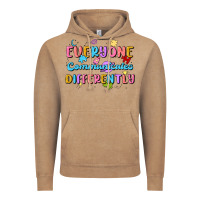 Vintage Coffee everyone communicates differently Vintage Hoodie - MaliasSmallBusiness