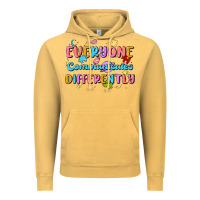 Vintage Mustard everyone communicates differently Vintage Hoodie - MaliasSmallBusiness