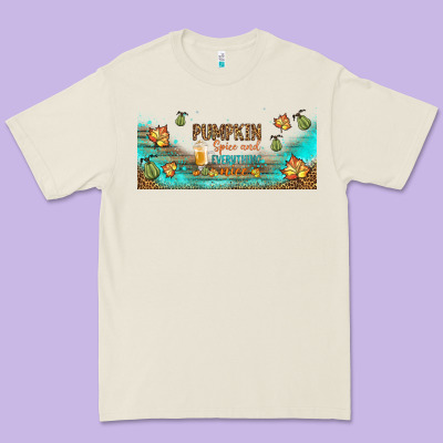 Pumpkin Spice And Everything Nice Libbey Glass Premium Tee Designed By Bundleandbundleshop